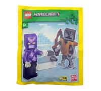 LEGO Minecraft - Set di mini statuette di cristallo Knight con Stray and Shooter