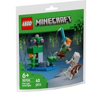 Lego Minecraft Showdown nella grotta (30705) - 40 pezzi | Emozionante set Paperbag | Avventura creativa di Minecraft per costruire e giocare