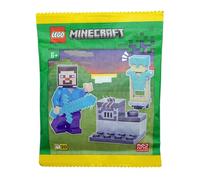 LEGO Minecraft: Steve Minifigure con fornace e armatura di diamanti