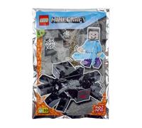 LEGO Minecraft: Steve Minifigure con Piccone e Ragno
