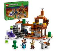LEGO Minecraft The Badlands Mineshaft - Giocattolo per videogiochi, set di esplorazione mineraria con minifigure Minecraft, regalo di compleanno per ragazzi e ragazze, giocattolo Minecraft per bambini