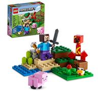 LEGO Minecraft The Creeper Ambush 21177 Building Kit; Gaming Adventure Playset; Fun, Creative Toy for Kids Aged 7+ (72 Pieces)