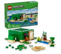 LEGO Minecraft The Turtle Beach House Construction Toy 21254 set di costruzione di case Minecraft con figure di tartaruga, accessori e personaggi del gioco, regalo per giocatori di 8 anni