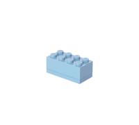 LEGO Mini Box 8 Knobs blu reale chiaro - Scatola di Archiviazione Piccola e Versatile per Snack, Gioielli, Accessori per Capelli, Souvenir e Altro, 46x92x43 mm