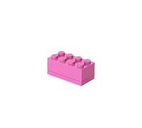 LEGO Mini Box 8 Knobs viola brillante - Scatola di Archiviazione Piccola e Versatile per Snack, Gioielli, Accessori per Capelli, Souvenir e Altro, 46x92x43 mm