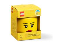 Lego Mini Conservazione Testa Ragazza Nuovo IN Scatola Misura 10.2 X 11.5CM