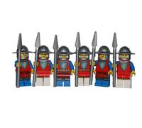 LEGO Minifigure dei Cavalieri Falco Nero (6 Cavalieri Leone), Nero