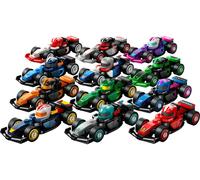 LEGO Monoposto di F1 da Collezione - Scatola con 1 di 12 Modelli di Auto da Corsa Casuali - Caschi dei Piloti e Ruote Mobili - Squadre di Formula 1 tra cui Ferrari, Mercedes, McLaren, Red Bull - 71049