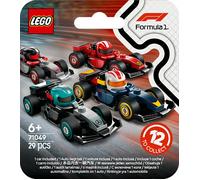 LEGO Monoposto di F1 da Collezione - Scatola con 1 di 12 Modelli di Auto da Corsa Casuali - Caschi dei Piloti e Ruote Mobili - Squadre di Formula 1 tra cui Ferrari, Mercedes, McLaren, Red Bull - 71049