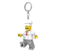 LEGO Minifigures - Portachiavi con figura alta 7,6 cm - Chef (KE24H), Multicolore, Large - 3 inches tall