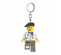 LEGO Minifigures Portachiavi Luce - Artista - Figura alta 7,6 cm (KE216H), bianco, 3 inches tall