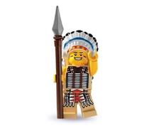 Lego minifigures serie 3 da collezione capo indiano