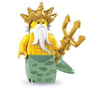 Lego Minifigures serie 7 Poseidone Re dei Mari Nettuno 8831 Nuovo