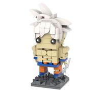LEGO MOC BrickHeadz Goku Ultra Instinct Blocks Dragon Ball GT Z Daima Super