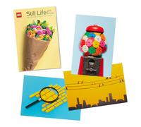 LEGO nature morte con mattoncini - set da 100 cartoline