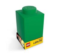 LEGO Iconic 1x1 lampada mattone led in silicone - Verde - Con 8 colori che cambiano automaticamente e blocco manuale del colore (include 3 batterie AAA) - altezza 116mm x larghezza 78mm