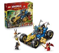 LEGO NINJAGO 2 in 1 Auto Mutaforma di Jay - Macchina Giocattolo con 5 Minifigure Ninja tra cui Kai e Nya oltre a Shuriken e Spade - Regalo di Compleanno per Bambini e Fan da 8 Anni in su - 71856