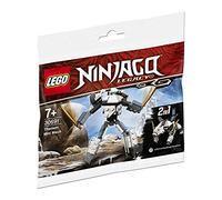 lego ninjago - mech in titanio - lego 30591 -raro- lego ninjago polybag set 77pz anni 7+