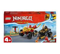 LEGO NINJAGO 71789 Battaglia su Auto e Moto di Kai e Ras, Veicoli Gioc