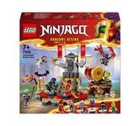 LEGO NINJAGO 71818 Torneo: Arena di Battaglia, Giochi per Bambini 7+ Anni con 6 Minifigure e Tempio con Funzioni da Costruire