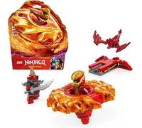 Lego ninjago 71823 spinner del drago spinjitzu di kai - trottola giocattolo con 2 minifigure e armi, giochi per bambini 6+