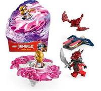 LEGO NINJAGO 71824 Spinner del Drago Spinjitzu di Sora - Trottola Giocattolo con 2 Minifigure e Armi, Giochi per Bambini 6+