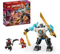 LEGO NINJAGO 71827 Mech da Battaglia di Zane - Figura Giocattolo Ninja Snodabile con 3 Minifigure e Armi, Giochi Bambini 6+