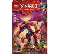 LEGO NINJAGO 71832 Thunderfang il Drago del Caos Action Figure Snodabile con 6 M