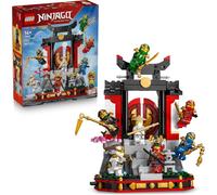 LEGO NINJAGO Display Personaggi Ninja - 15° Anniversario - Kit di Modellismo con Porta del Monastero, 8 Minifigure da Collezione e Spade - Regalo per Bambini, Ragazzi e Fan Adulti da 14 Anni - 71866