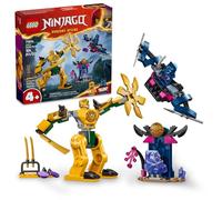 LEGO NINJAGO Arin's Battle Mech, set di giocattoli Ninja per bambini con minifigura Arin Ninja e accessorio spada Katana, idea regalo per ragazzi e ragazze dai 4 anni in su, 71804