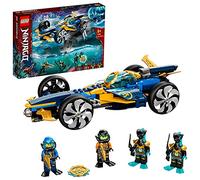 LEGO NINJAGO Bolide Subacqueo dei Ninja, Giocattoli per Bambini 2 in 1 Macchina e Sottomarino con Minifigure di Cole a Jay, 71752
