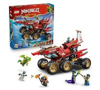 LEGO NINJAGO Bounty di Terra - Giocattolo Ninja 3 in 1 Trasformabile in Nave Vol