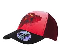 LEGO Ninjago Cappellino da baseball, berretto con visiera per bambini e ragazzi Cappy con chiusura in velcro regolabile, Colore: rosso, 52
