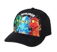 LEGO Ninjago Cappellino da baseball Snapback regolabile Cappy, Nero , 54