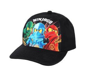LEGO Ninjago Cappellino da baseball Snapback regolabile Cappy, Nero , 54