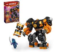 LEGO NINJAGO Cole's Elemental Earth Mech Mini Ninja giocattolo, action figure personalizzabile con minifigure Cole e Wolf Warrior, regalo Ninja per ragazzi, ragazze e bambini dai 7 anni in su, 71806