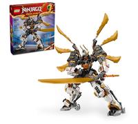 LEGO NINJAGO Cole's Titan Dragon Mech Adventure Toy per ragazzi e ragazze, giocattoli ninja, set da gioco con 1 minifigure ninja, Mech NINJAGO con ali di drago, regalo di compleanno per bambini dai 12