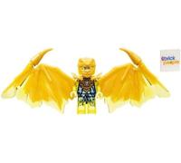 LEGO Ninjago Crystalized: Jay Golden Dragon Minifig con Nunchucks of Lightning