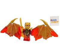 LEGO Ninjago Crystalized: Kai Golden Dragon Minifig con spada di fuoco