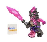 LEGO Ninjago Crystalized: Vengestone Guard Minifigure con Vengestone Spear