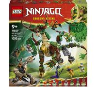 LEGO NINJAGO Drago della Vita - Giocattolo Ninja con Action Figure di Drago, Mini Monster Mech, 8 Minifigure e Spade - Regalo di Compleanno per Bambini e Fan da 8 Anni in su - 71859