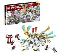 LEGO NINJAGO Drago di Ghiaccio di Zane, Set 2in1 con Drago Giocattolo e Guerriero Action Figure, Costruzione per Bambini, Bambine, Ragazzi e Ragazze con 5 Minifigure, Idea Regalo di Compleanno 71786