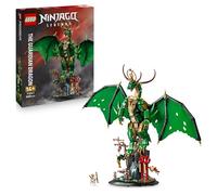 LEGO Ninjago Drago-Guardiano - Giocattolo da Costruire di Action Figure Snodabile con Minifigure del Maestro Wu ed Espositore Effetto Roccia - Regalo per Bambini 14+ Anni Fan di Monstrosity - 71847