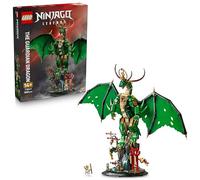 LEGO Ninjago Drago-Guardiano - Giocattolo da Costruire di Action Figure Snodabile con Minifigure del Maestro Wu ed Espositore Effetto Roccia - Regalo per Bambini 14+ Anni Fan di Monstrosity - 71847