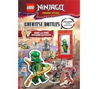 LEGO® NINJAGO®: Greatest Battles Search & Find Sticker Activity Book (with Lloyd minifigure and Golden Sabre)