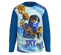 LEGO Ninjago Jungen Langarmshirt Kai Lloyd Cole Jay LWTaylor 116 T-Shirt, 557 Blue, 92 Bambino