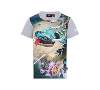 LEGO Ninjago Jungen T-Shirt LWTaylor 323, 912 Grey Melange, 152 Bambino