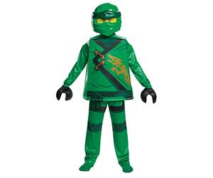 Lego Ninjago Lloyd Costume Bambino - Costume Ninja per Bambini, Abito per Halloween, Compleanni e Party, Disponibile, M