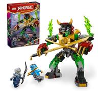 LEGO NINJAGO Lloyd's Elemental Power Mech Giocattolo da battaglia personalizzabile con 3 action figure Ninja, set da gioco avventura per ragazzi e ragazze, idea regalo Ninja per bambini dai 7 anni in