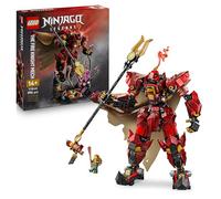 LEGO Ninjago Mech Cavaliere del Fuoco Giocattolo - Set da Monstrosity con Action Figure Robot Snodabile, 2 Minifigure e Mostro Marino su Espositore - Regalo di Compleanno per Bambini 14+ Anni - 71846